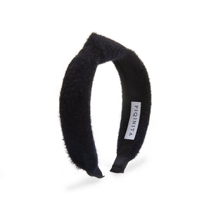 Black Knit Headband - piqinita