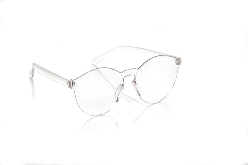 Clear Frameless Sunglasses - piqinita